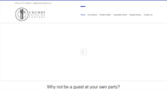 Desktop Screenshot of crumbscatering.co.uk